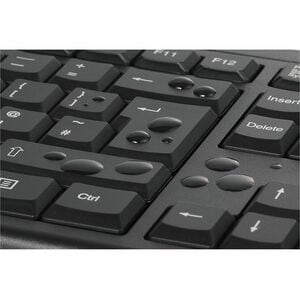 Kensington KM150 EQ Wireless Desktop Set - USB Type A Membrane Wireless RF 2.40 GHz Keyboard - USB Type A Wireless RF Mous