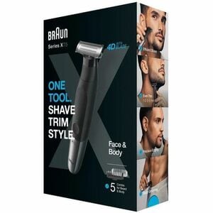 Trimmer Braun XT5100 - Per Maschio - x Acciaio inox Lame - senza filo - 0,75 Ora Tempo di funzionamento massimo batteria -