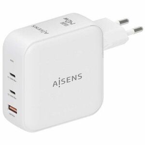 CHARGER GAN 140W 2XUSB-C PD3.1 QC4.0 1XUSB-A QC3.0 WHITE