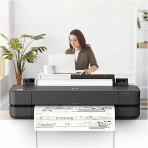 HP Designjet T230 DIN A1 Tintenstrahl-Großformatdrucker - 609,60 mm (24 Zoll) Druckbreite - Farbe - 4 Farbe(n) - 35 s Farb