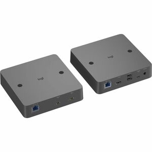 Logitech Transmissor/receptor do extensor de vídeo - 2 x Rede (RJ-45) - 5 x USB - 1 x Saída HDMI - Câmara, Sala de confere