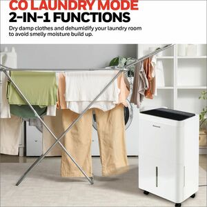 Honeywell TPFIT50PWK Dehumidifier - 1.75 gal Tank - 4000 Sq. ft. - White