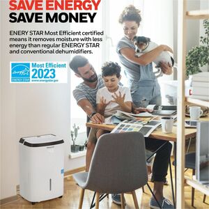 Honeywell TP70AWKNR Dehumidifier - 1.75 gal Tank - 4000 Sq. ft. - White
