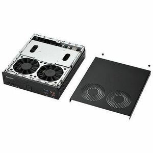 Shuttle Slim PC DH770 , S1700, 2x HDMI, 2x DP , 2x 2.5G LAN, 2x COM, 8x USB, 1x 2.5", 2x M.2, 24/7 Dauerbetrieb, inkl. VES