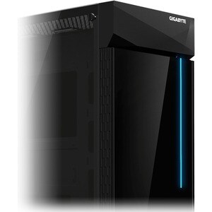 Gigabyte GB-C200G Computer Case - Mini ITX, Micro ATX, ATX Motherboard Supported - Mid-tower - Steel, Glass, Plastic - Bla