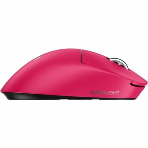 Logitech G PRO X SUPERLIGHT 2 DEX Gaming Mouse - USB 2.0 - HERO 2 - 5 Button(s) - Pink - Cable/Wireless - Rechargeable - 4
