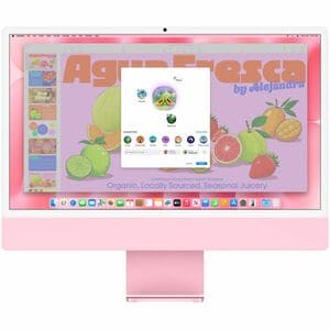 Apple iMac MD2U4KS/A All-in-One Computer - Apple M4 - 24 GB - 512 GB SSD - 61 cm (24") 4.5K - Desktop - Pink - Apple M4 Ch