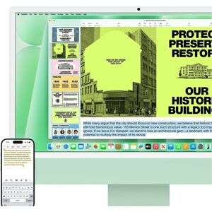 Computador Todo en Uno Apple iMac MWUY3E/A - Apple M4 - 16GB - 256GB SSD - 61cm (24") 4.5K - De Escritorio - Verde - Apple