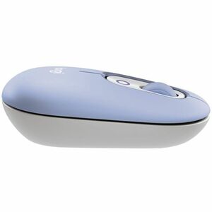 Logitech POP Icon Combo Keyboard & Mouse - Wireless Bluetooth Keyboard - Spanish - Off White, Lilac - Wireless Bluetooth M