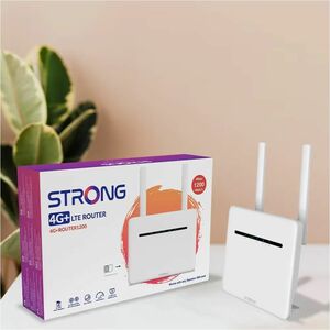 Router wireless Strong 4G+ROUTER1200 - Wi-Fi 5 - IEEE 802.11a/b/g/n/ac - 2 SIM - Ethernet, Cellulare - 4G+ - LTE - Dual Ba