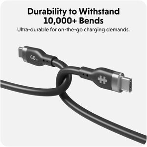 Câble pour transfert de données Hyper HyperJuice HJ4011BKGL - 1,50 m USB-C - Cable for Périphérique USB, MacBook, PC, Ordi