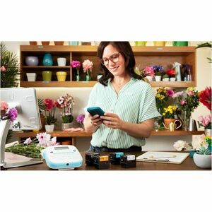 Brother P-touch PT-N25BT Electronic Label Maker - Thermal Transfer - 12 mm/s Mono - 3 Fonts - 3 Font Size - 7 Text Style -