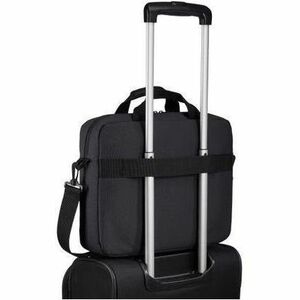 Case Logic Huxton HUXA-214 Carrying Case (Attaché) for 14" Notebook, Tablet - Black - Polyester Body - Shoulder Strap, Lug