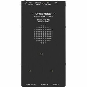 Crestron DM Lite HD-RXU-4KZ-101-E Video-Extender-Receiver - Verkabelt - 70,10 m Reichweite - 2 x Netzwerk (RJ-45) - 3 x US