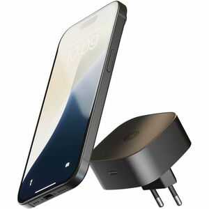 OtterBox Induction Charger - Black - For Qi2-enabled Device, iPhone - Input connectors: USB - Magnetic, MagSafe Technology