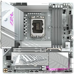 Aorus Ultra Durable Z890M A ELITE WF7 ICE Gaming Desktop Motherboard - Intel Z890 Chipset - Socket LGA-1851 - Micro ATX - 