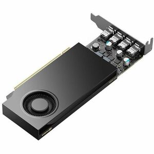 PNY NVIDIA RTX A400 Grafikkarte - 4 GB GDDR6 - Low Profile - 64 Bit Busbreite - PCI Express 4.0 x8 - 4 x Mini DisplayPort 