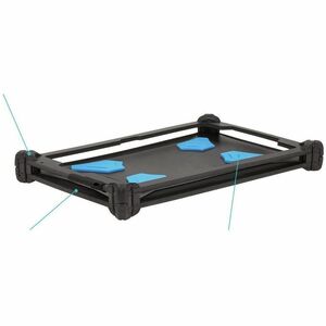 MOBILIS RESIST Robust Tasche für 27,9 cm (11 Zoll) Samsung Galaxy Tab A9+ Tablet, Stylus - Schwarz - Nylon Körper - Stoßdä