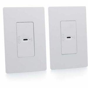 C2G Superbooster 1-Port USB over Cat6a Wall Plate to Wall Plate Extender Kit - USB 3.2 Gen1 (5Gbps) - 295.28 ft Range - 2 