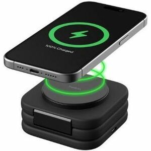 Belkin BoostCharge Pro Induktionsladegerät - Schwarz - für Qi2-fähiges Gerät, iPhone, Smartwatch, AirPod - Eingangsstecker
