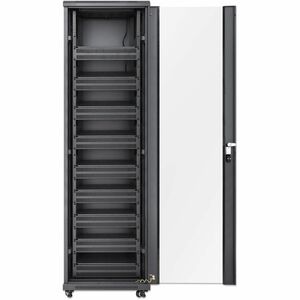 Gabinete 19"" Pro Line con extractores de aire, 42U, Unidad de ventilación de dos ventiladores montada en el techo, ensamb