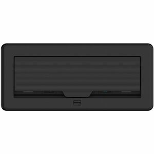 FlipTop? FT2 Series Cable Management System, 1200 Size, Mechanical, Pass-Through Lid, Black