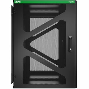 APC by Schneider Electric NetShelter 18U Wall Mountable Enclosed Cabinet Rack Cabinet for UPS, IT Equipment - 482.60 mm Ra
