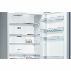 Congelatore/Freezer Bosch KGN49XLEA 438 L - Installazione libera - Acciaio inox - Reversibile - 3 x Cassetto/i freezer - 3