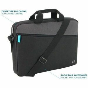 THEONE ESSENTIAL BRIEFCASE TOPLOADING 14-16IN - BLACK AND G
