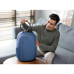 Estuche de transporte Dell EcoLoop Urban CP4523B (Mochila) para 38.1cm (15") Portátil - Azul - Resistente a Condiciones Am
