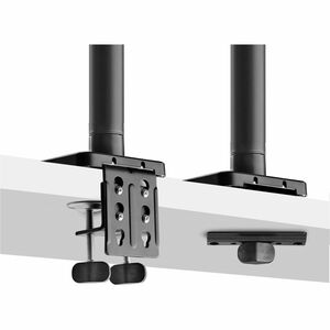 StarTech.com Mounting Arm for Monitor, Curved Screen Display, Display - Black - Landscape/Portrait - Height Adjustable - 1