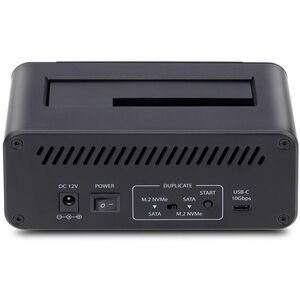 StarTech.com Duplicateur de Disque M.2 NVMe vers 2,5/3,5" SATA, Clonage de SSD à Deux Baies, NVMe à SATA/SATA vers NVMe, J