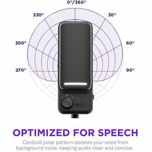 Capsule Elite Ultra-High Resolution USB Gaming Microphone - Black