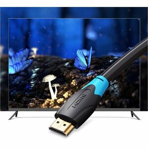 Vention 3 m HDMI A/V Cable - Cable for Audio/Video Device, TV, Projector - First End: 1 x HDMI 2.0 Digital Audio/Video - M
