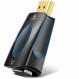 Vention AIDB0 A/V Adapter - 1 x HDMI 1.4 Digital Audio/Video - Male - 1 x HD-15 VGA - Female, 1 x Mini-phone Audio - Femal