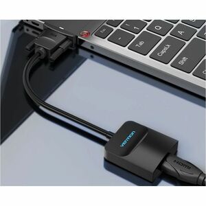 Vention ACN A/V Adapter - 1 x 15 pin HD-15 VGA - Male - 1 x HDMI Digital Audio/Video - Female, 1 x Mini-Phone audio - Fema