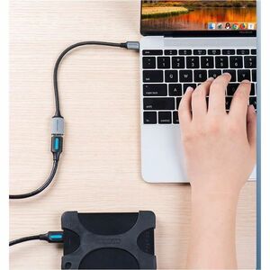 Vention CCXHB 15 cm USB/USB-C Data Transfer Cable - Cable for USB Device, Keyboard, Mouse, Gaming Console, Phone, Tablet, 