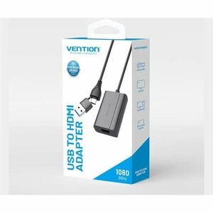 Vention ACY A/V Adapter - 1 x USB Type C - Male, 1 x USB Type C - Female, 1 x USB Type A - Male - 1 x HDMI Digital Audio/V