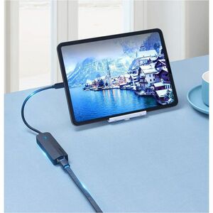 Vention TGOBB USB/Ethernet Combo Hub - USB 2.0 Type C - 60 MB/s - Notebook, Smartphone, Tablet, Keyboard, Mouse, Hard Driv