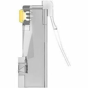 Vention IDA Network Connector - 50 - 1 x RJ-45 Network - Male - Shielding - Silver, Transparent