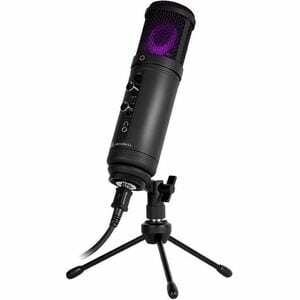 NEWSKILL Kaliope Wired, Plug-in Microphone for Recording, Gaming, Podcasting - Matte Black - 1.80 m - 30 Hz to 18 kHz -36 