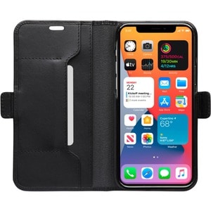 dbramante1928 ApS Copenhagen Slim Carrying Case (Wallet) Apple iPhone 12, iPhone 12 Pro Smartphone - Black - Scratch Resis