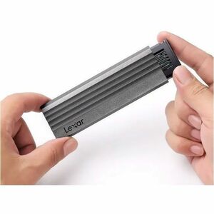 Lexar E350 Drive Enclosure M.2, PCI Express NVMe, SATA - USB 3.2 (Gen 2) Host Interface Portable - 1 x SSD Supported - 4 T