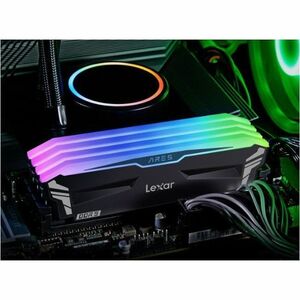 Lexar ARES RGB RAM Module for Desktop PC, Motherboard, Camera - 32 GB (2 x 16GB) - RGB - DDR5-6400/PC5-51200 DDR5 SDRAM - 