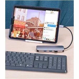 Vention USB Type C Docking Station for Smartphone, Flash Drive, Printer - Charging Capability - Memory Card Reader - SD - 