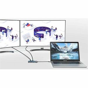 Vention USB Type C Docking Station for Memory Card Reader, U Disk, Monitor, Notebook, Keyboard, Mouse, Camera, Flash Drive
