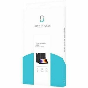 Just in Case Carrying Case (Wallet) Apple iPhone SE 3 Smartphone - Black - Scratch Resistant, Bump Resistant, Drop Resistant