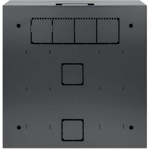 Intellinet 713689 4U Wall Mountable Enclosed Cabinet Rack Cabinet for A/V Equipment - 482.60 mm Rack Width x 279.40 mm Rac