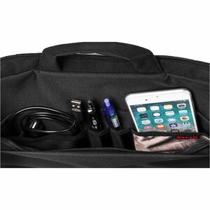 Sacoche de transport V7 Essential CTK16-BLK - Briefcase Style pour 39,6 cm (15,6") à 40,6 cm (16") MacBook Air - Noir - Ré