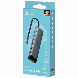 Station d'accueil TP-Link UH9120C USB Type C pour Moniteur, Notebook, Ordinateur de bureau - Capacité de chargement - Lect